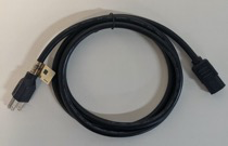 A photo depicting a NEMA 5-15P to C13 power cable